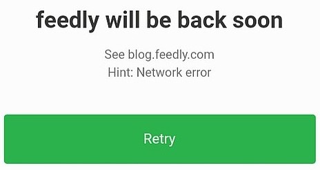 Feedly network error when using Freedome