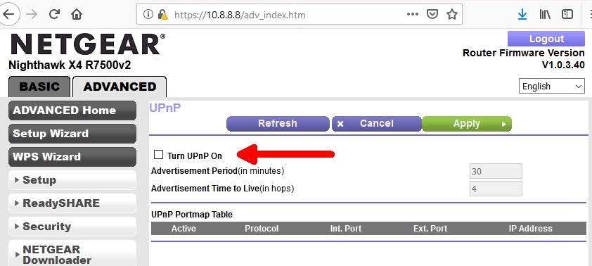 netgear router open ports for steam