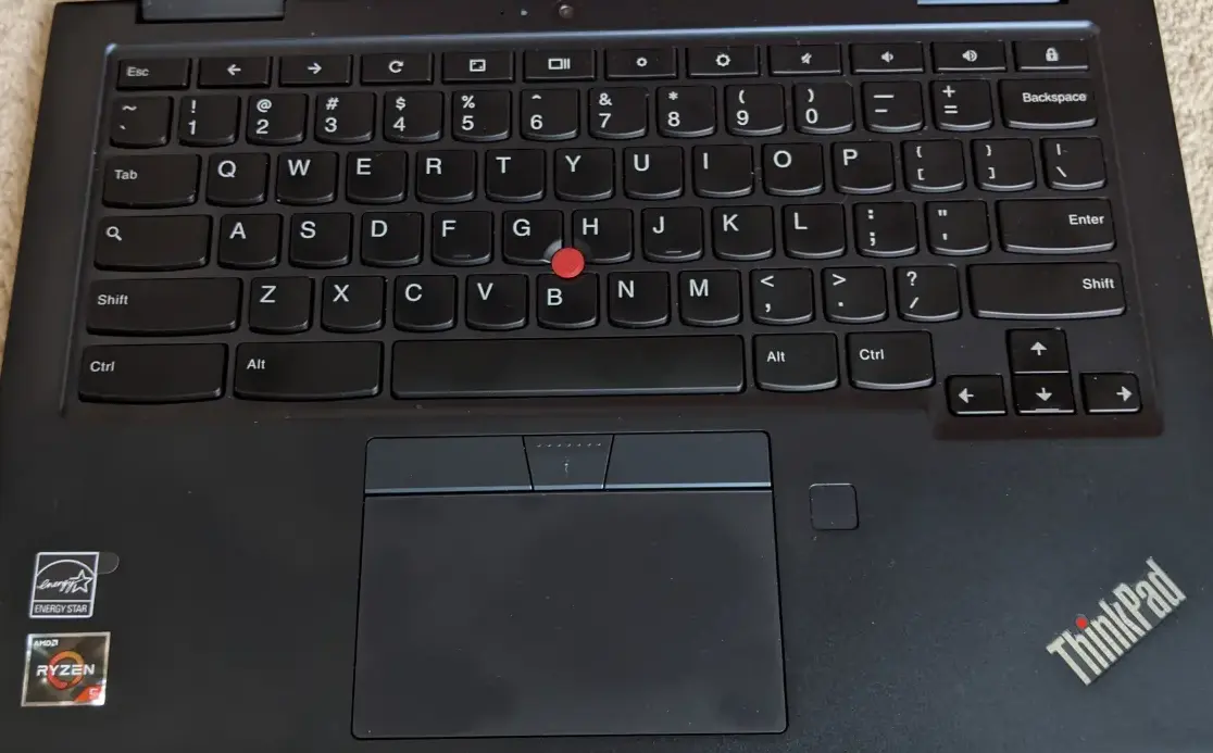 Lenovo C13 Thinkpad Chromebook keyboard